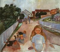 Munch, Edvard - Street in Asgardstrand